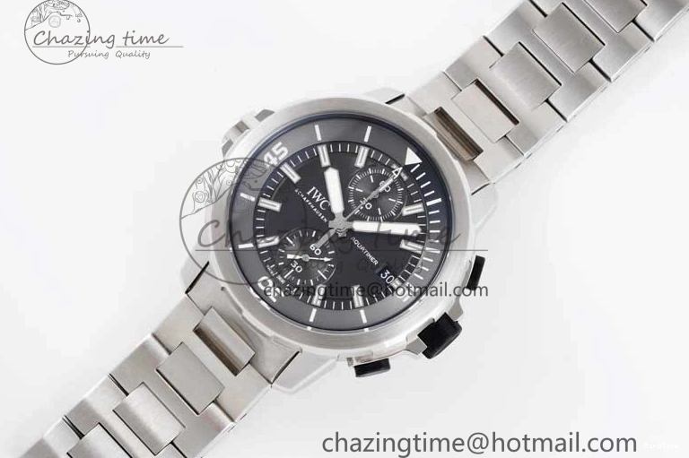 MIROTIME 0509 EasyCare Aquatimer Chrono SS V6SF 1:1 Best Edition Gray Dial on SS Bracelet A 7035